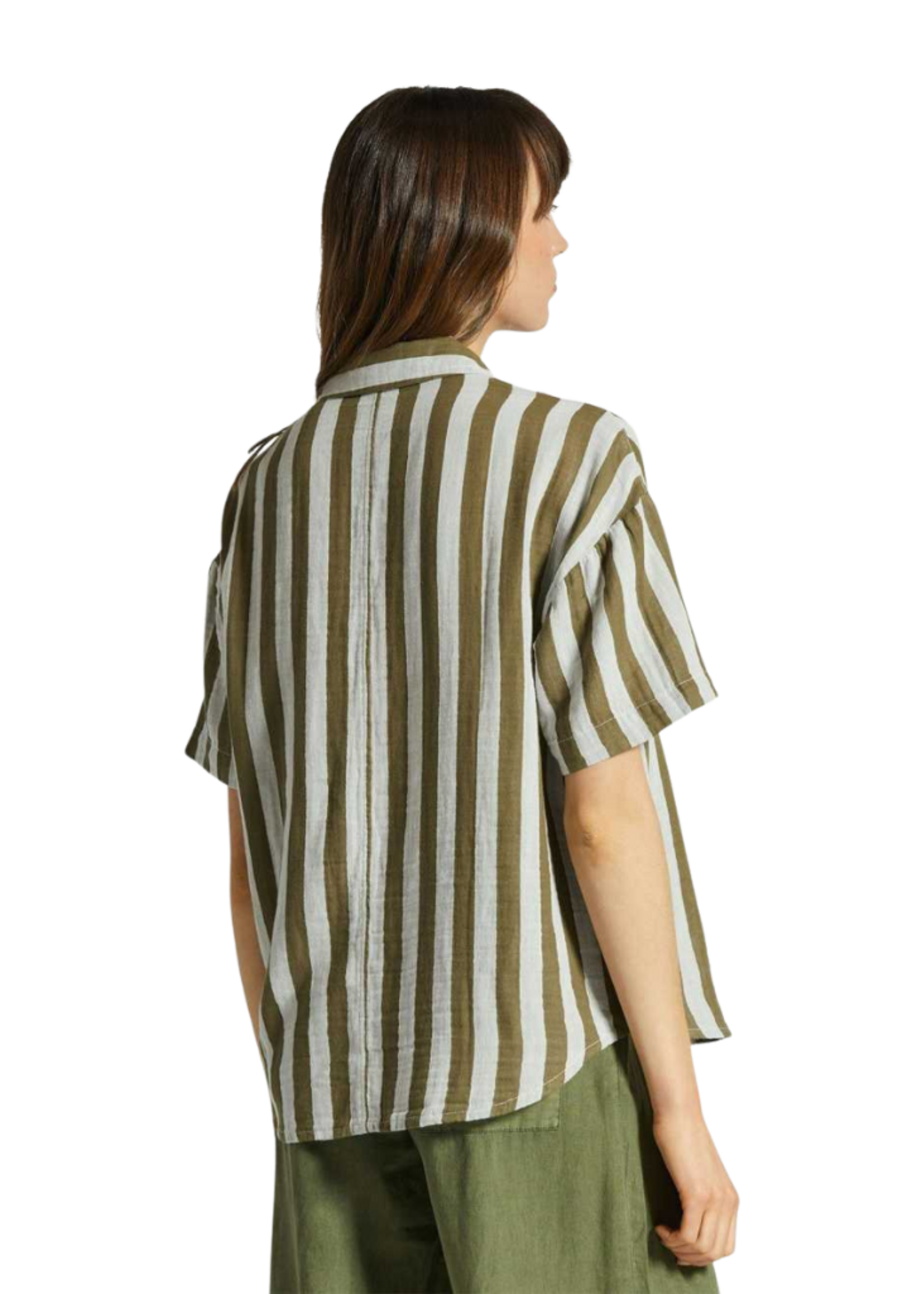 Brixton Mykonos Stripe Short Sleeve