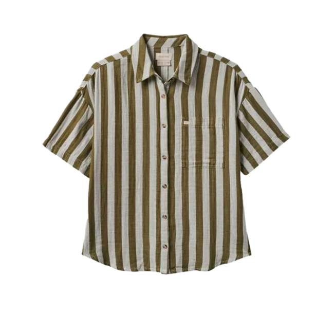 Brixton Mykonos Stripe Short Sleeve