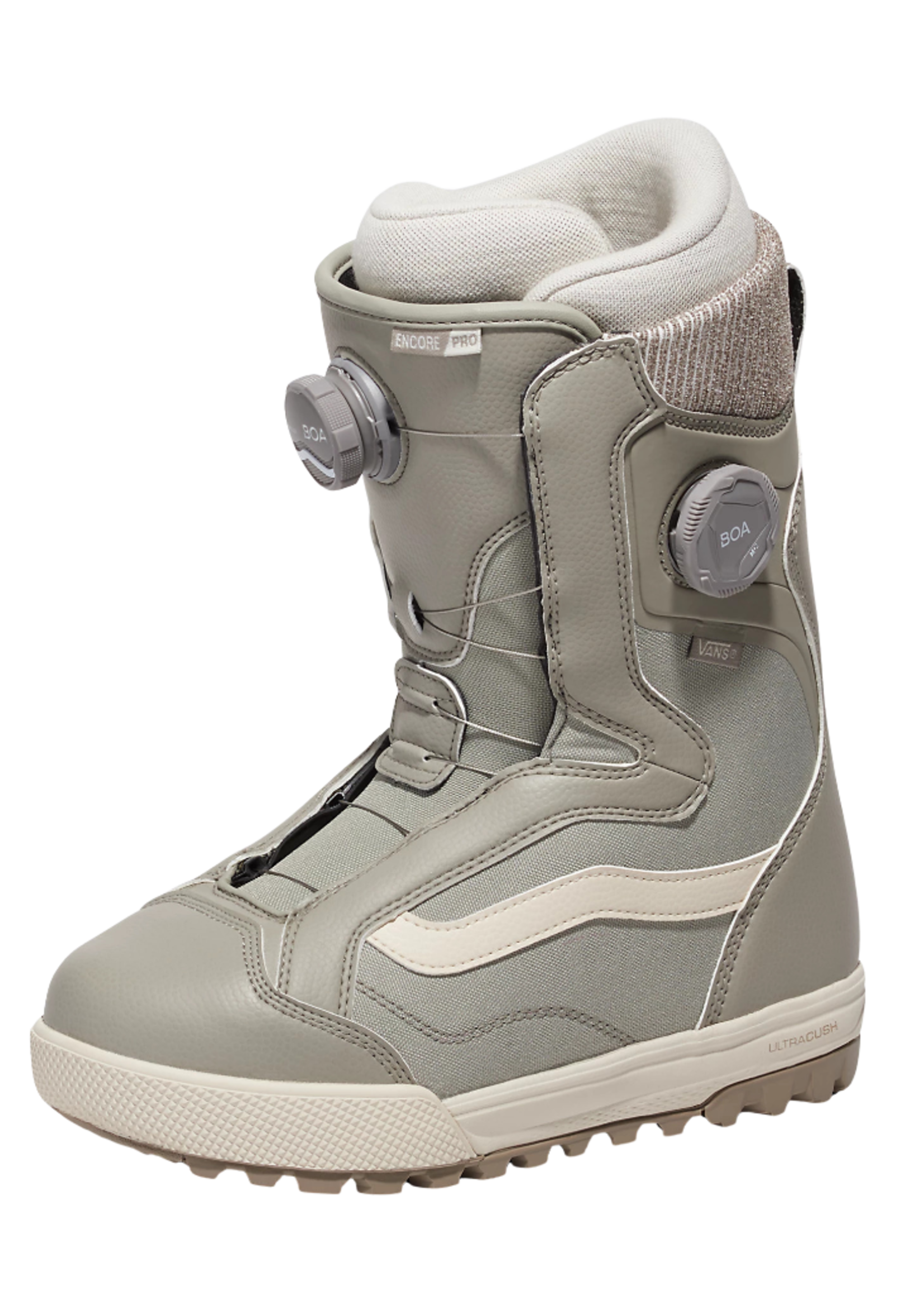 Vans Women's Encore Pro Snowboard Boot | Khaki / White