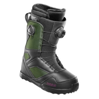 ThirtyTwo STW Double BOA Snowboard Boot | Black / Green
