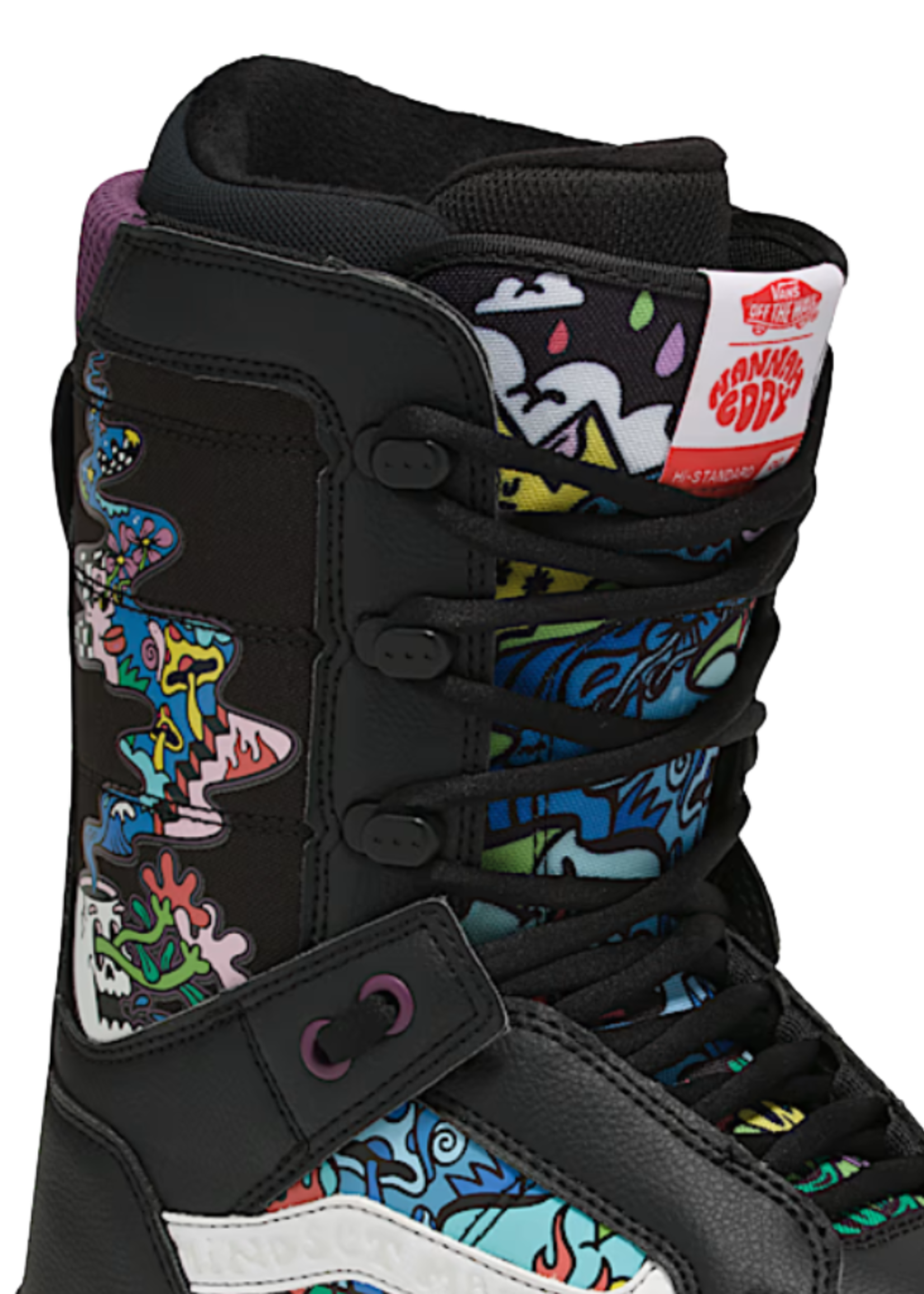 Vans Women's Hi-Standard OG X Hannah Eddy Snowboard Boot | Black Multi