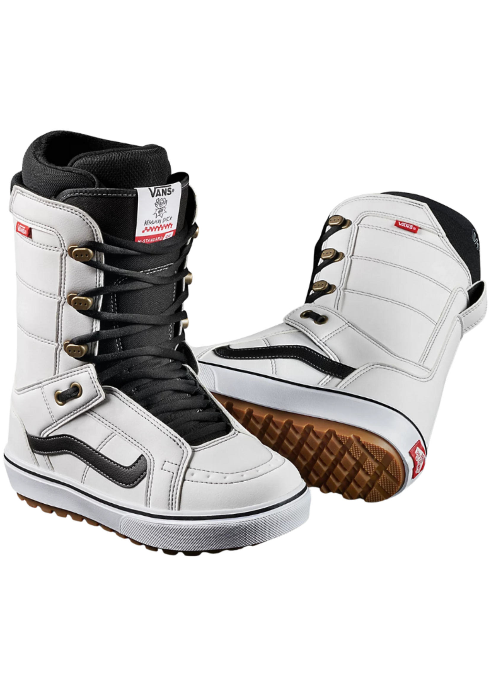 Vans Women's Hi-Standard OG X Kennedi Deck Snowboard Boot | White / Black