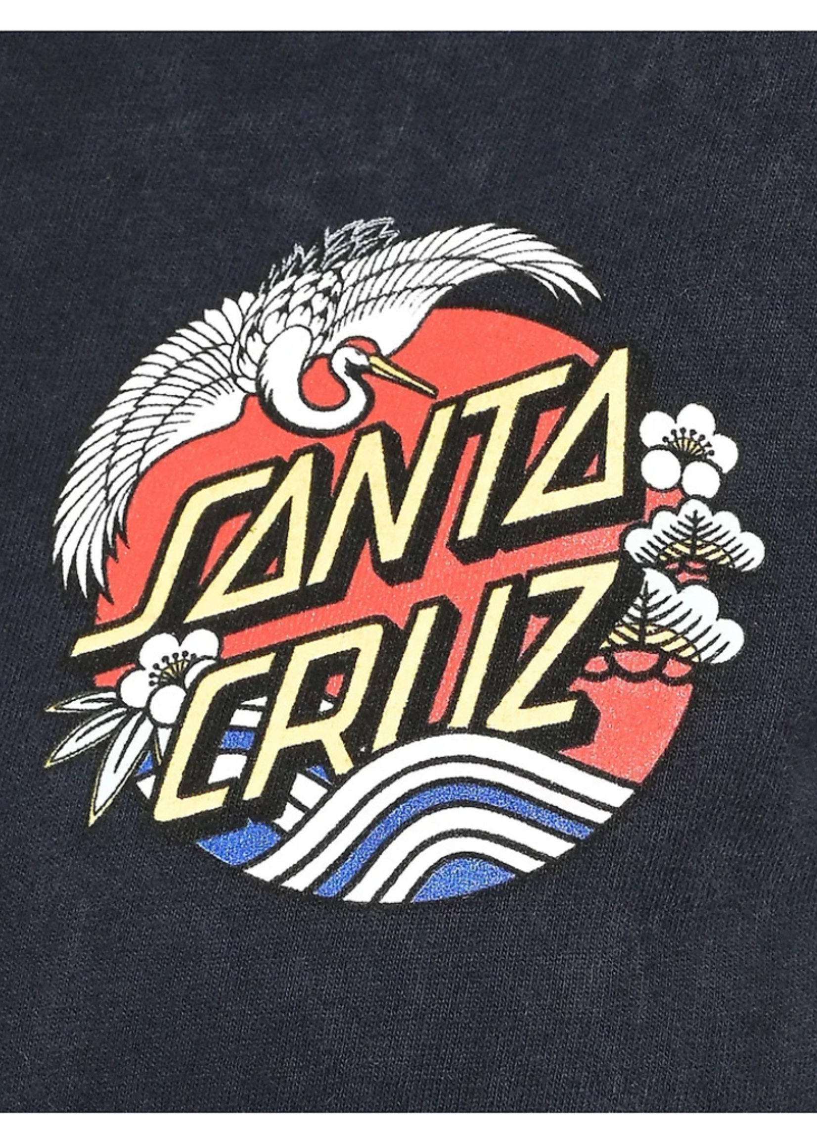 Santa Cruz Women's Crane Dot Short Sleeve T-Shirt | Black