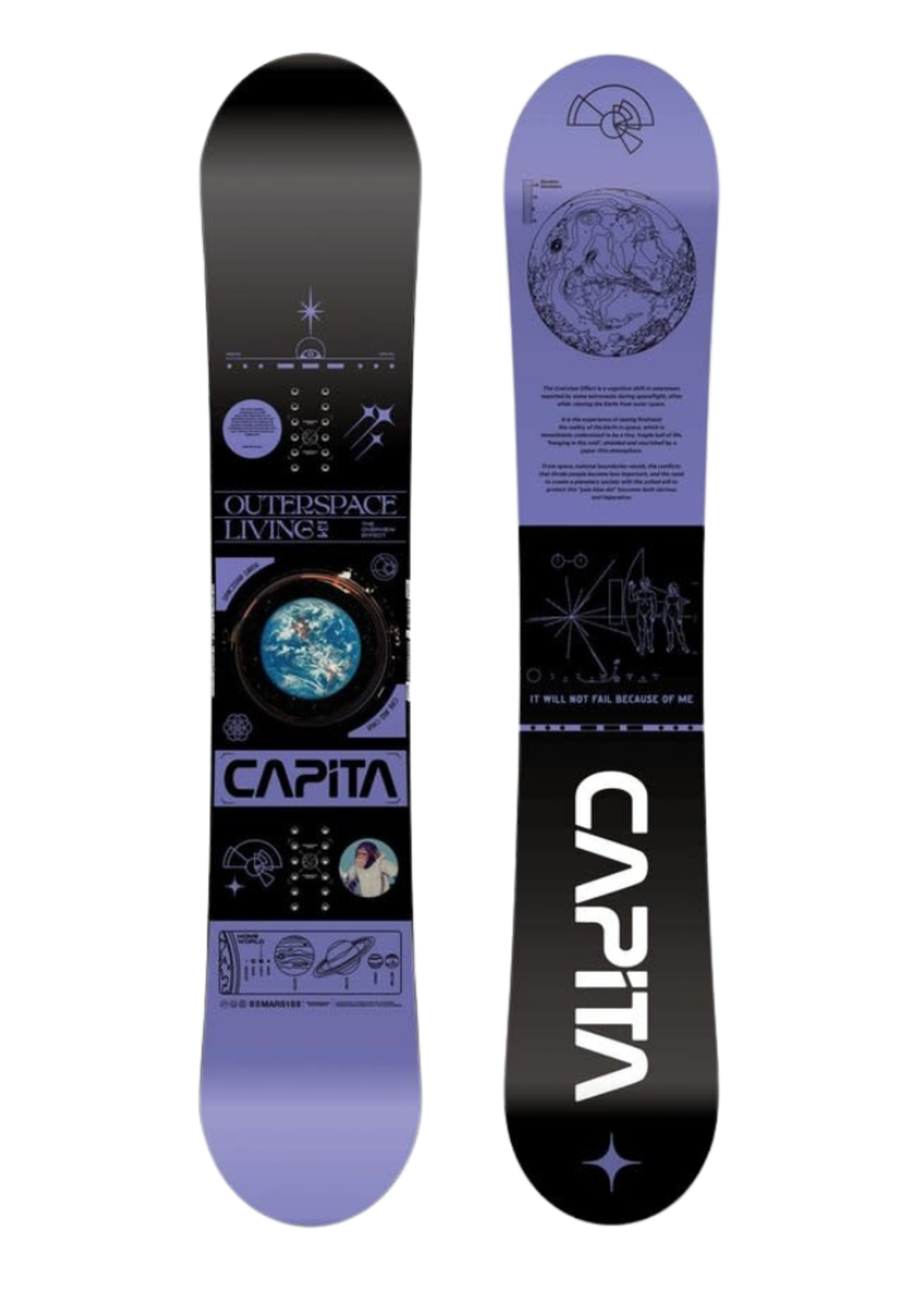 Capita Men's Outerspace Living Snowboard | 154cm