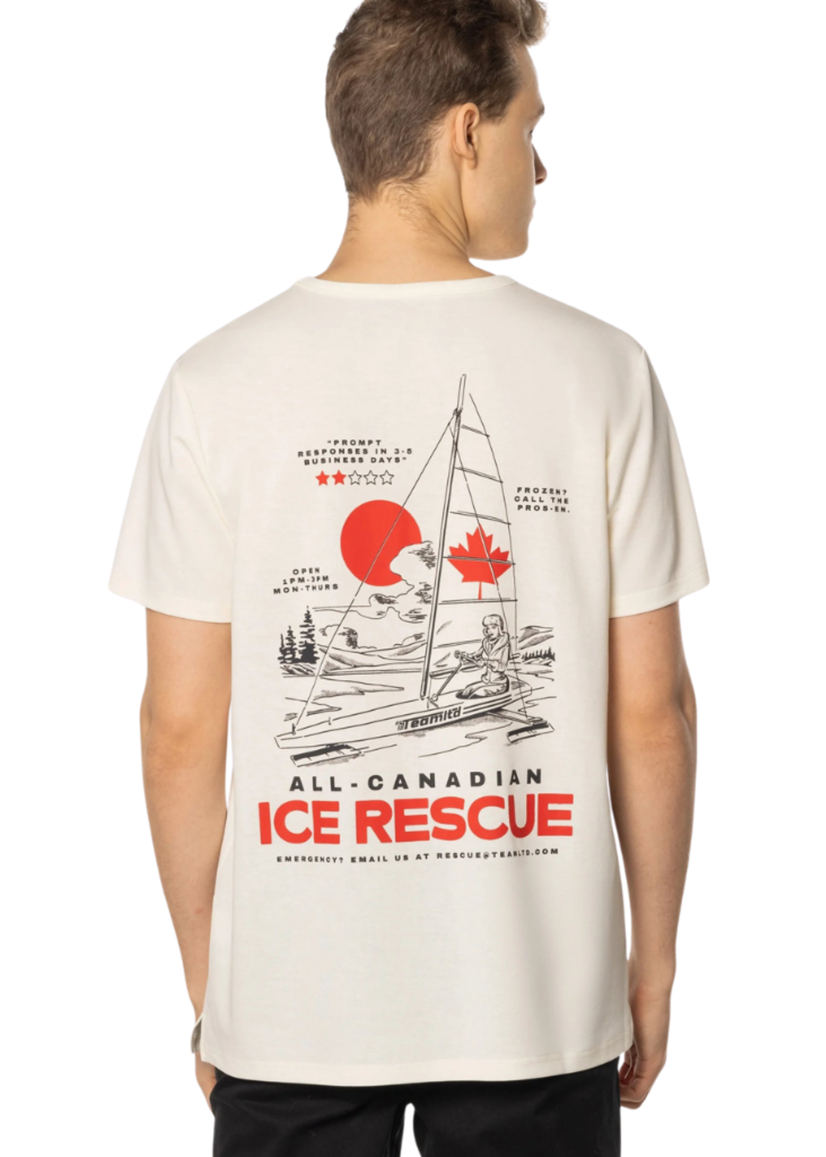 TEAMLTD Men's Ice Rescue Short sleeve T-Shirt  | Cream