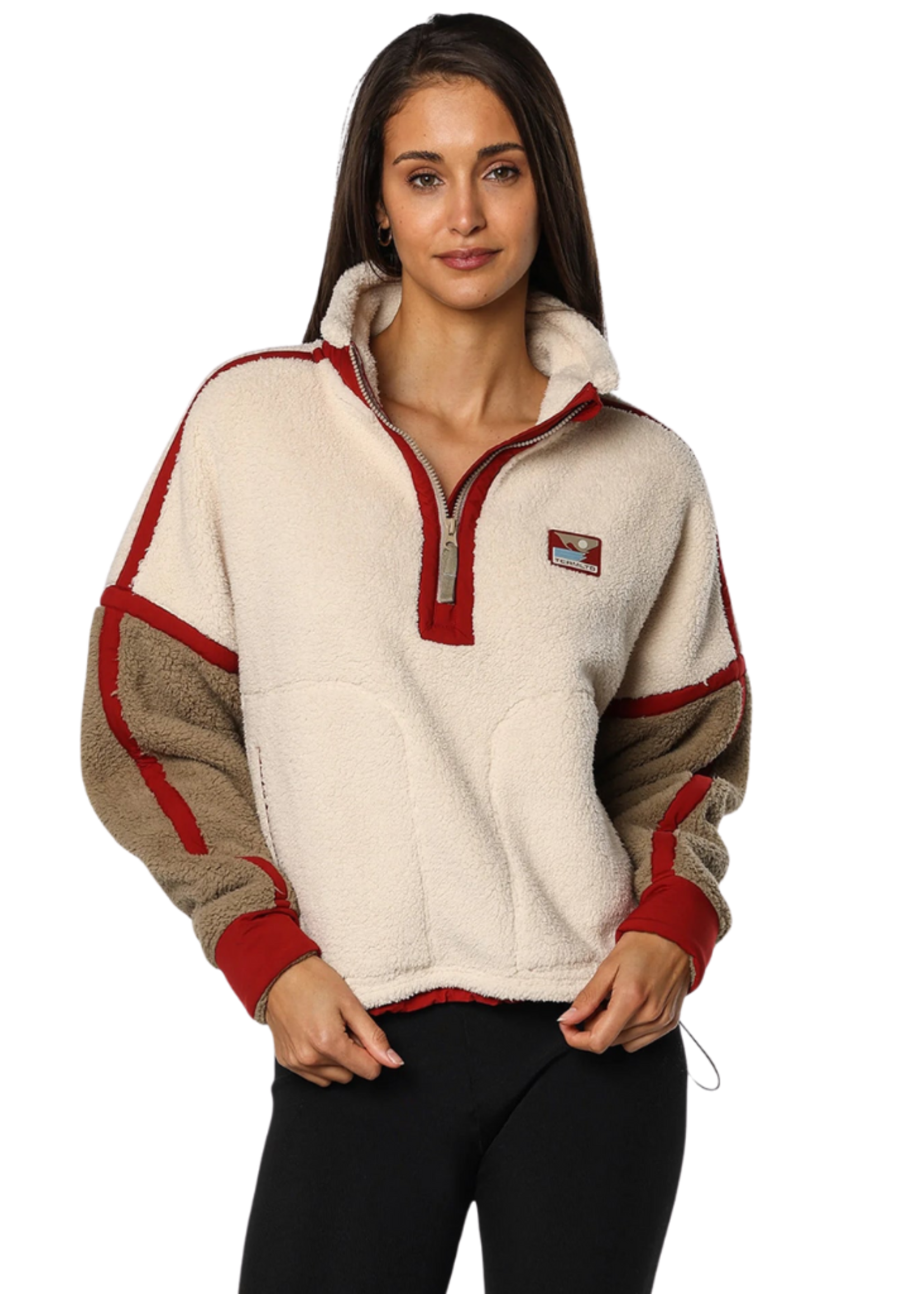TEAMLTD Women's Sherpa 1/4 Zip Sweater
