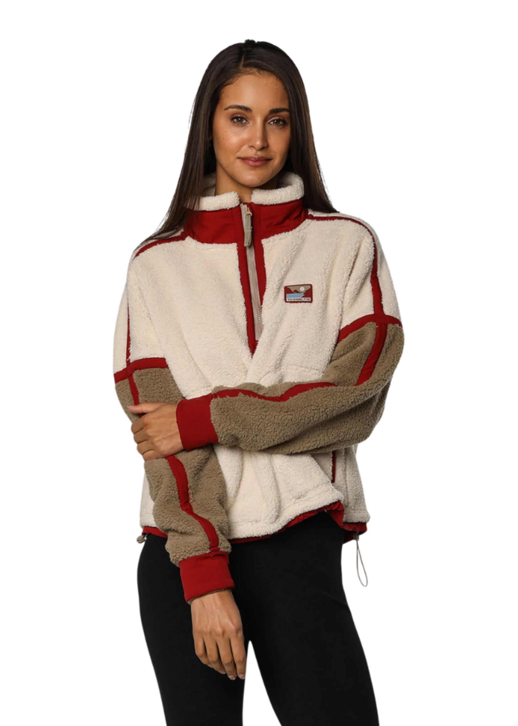 TEAMLTD Women's Sherpa 1/4 Zip Sweater