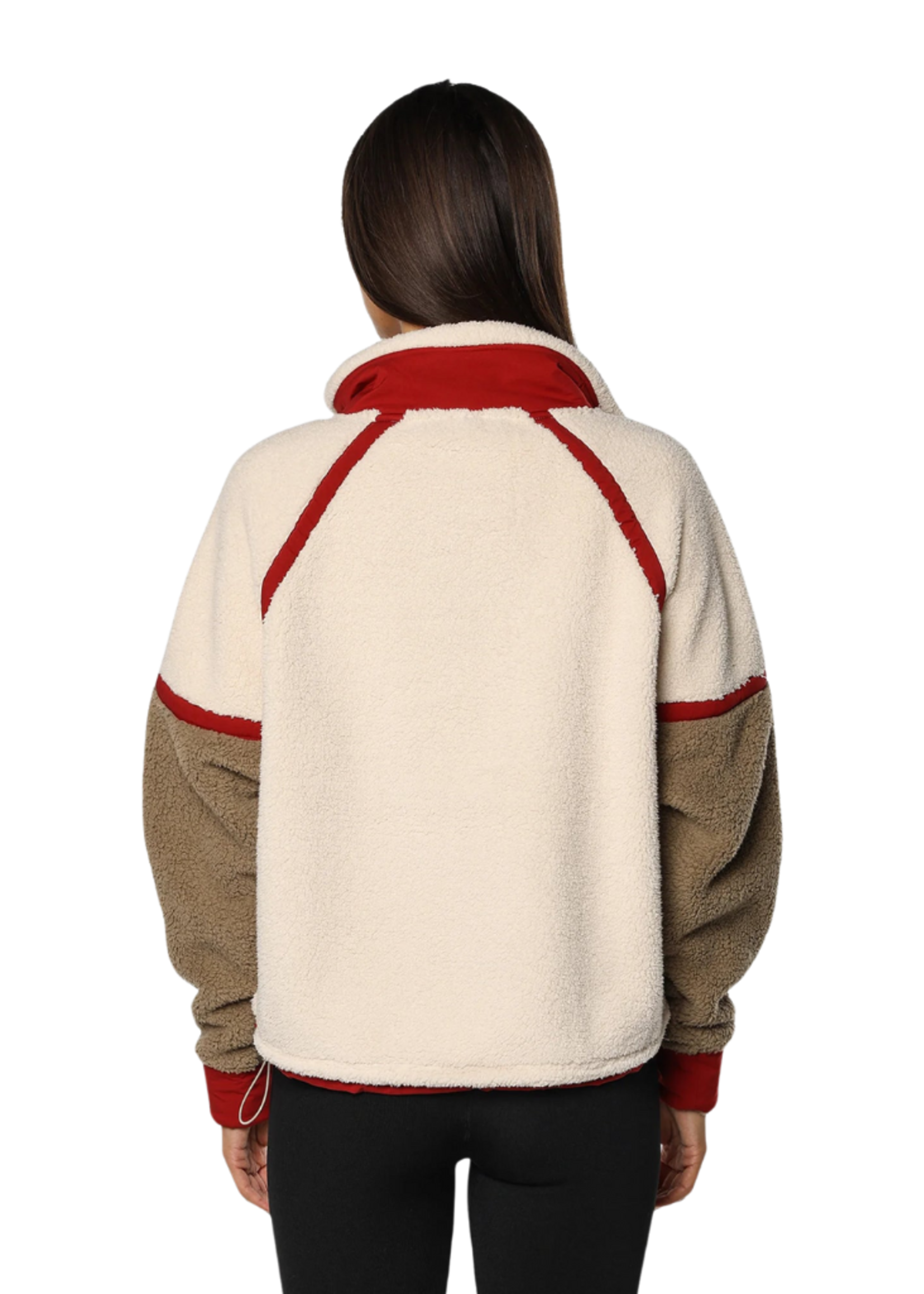 TEAMLTD Women's Sherpa 1/4 Zip Sweater