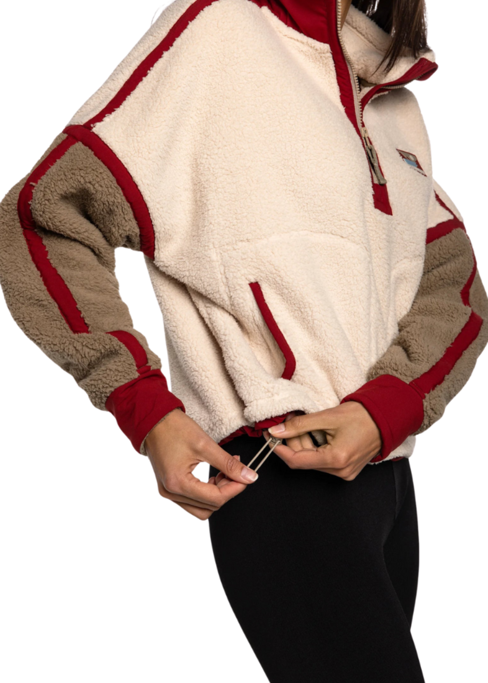 TEAMLTD Women's Sherpa 1/4 Zip Sweater