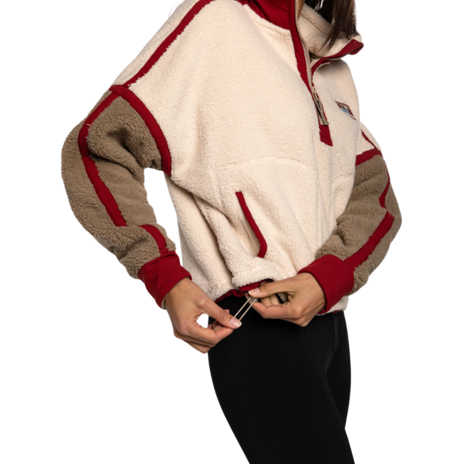 TEAMLTD Women's Sherpa 1/4 Zip Sweater