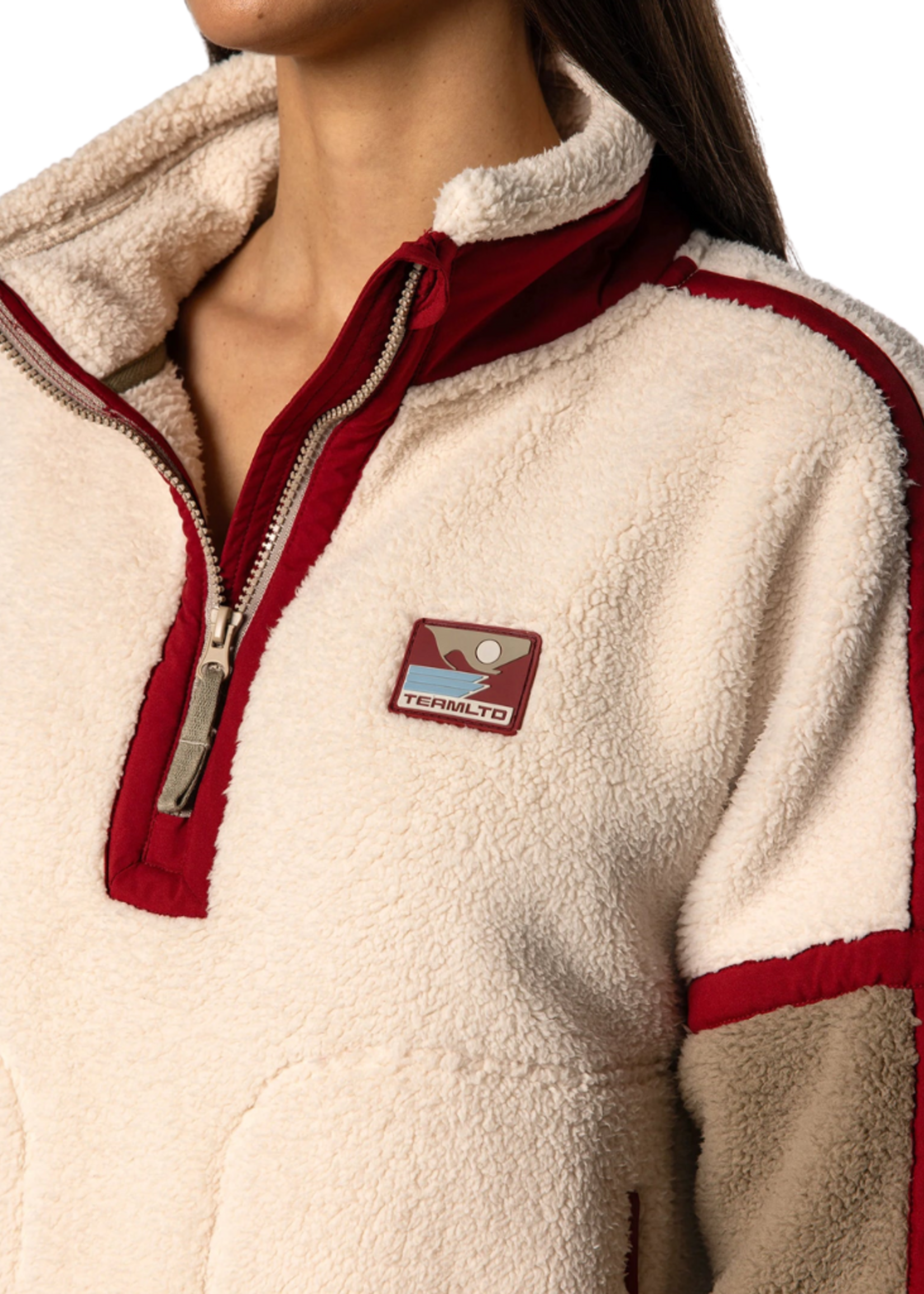 TEAMLTD Women's Sherpa 1/4 Zip Sweater