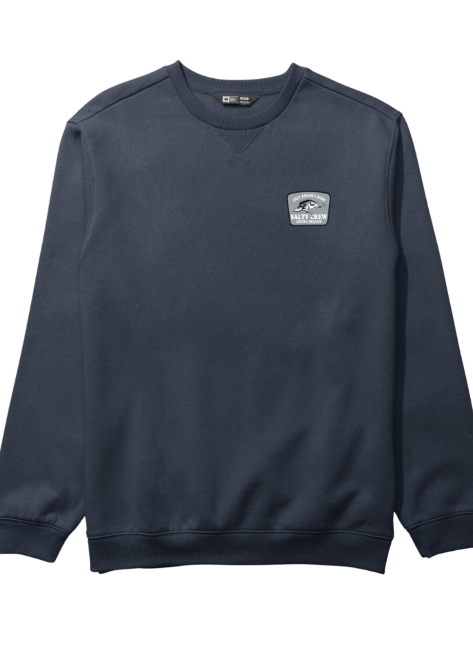 Salty Crew Men's Crafted Crew Fleece | Midnight Navy