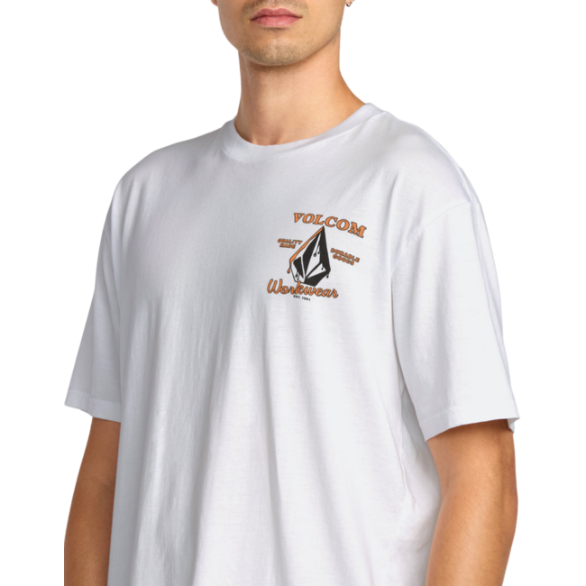 Volcom Men's Enamel Short Sleeve Tee | White