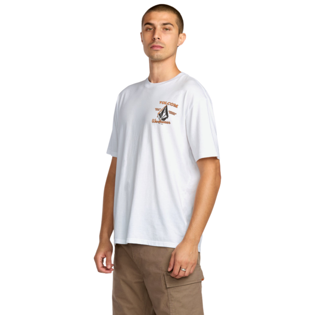 Volcom Men's Enamel Short Sleeve Tee | White