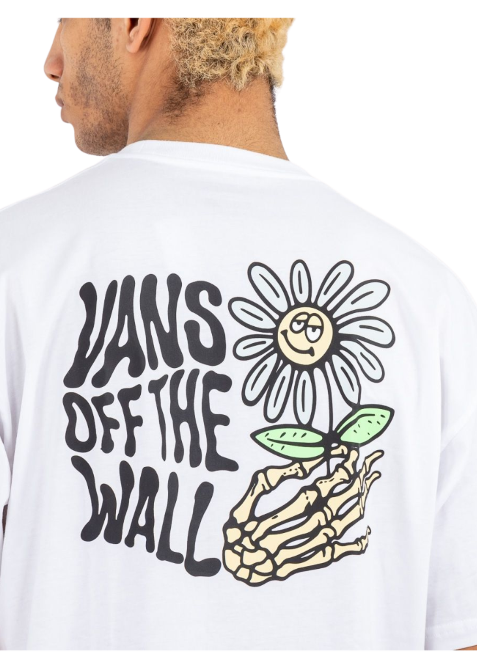 Vans Men's Skull Daze Short Sleeve T-shirt | White