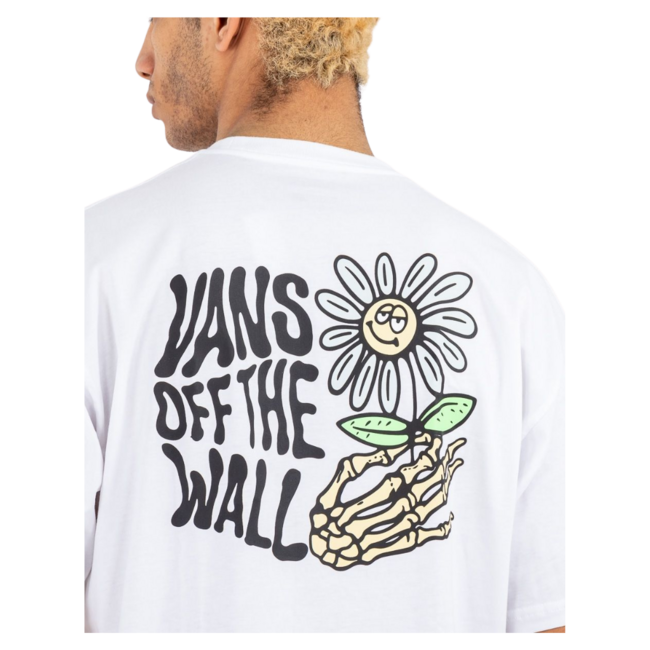 Vans Men's Skull Daze Short Sleeve T-shirt | White