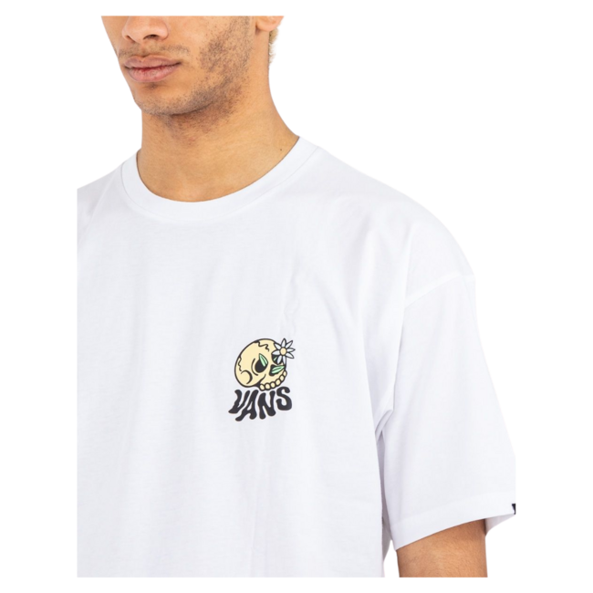 Vans Men's Skull Daze Short Sleeve T-shirt | White