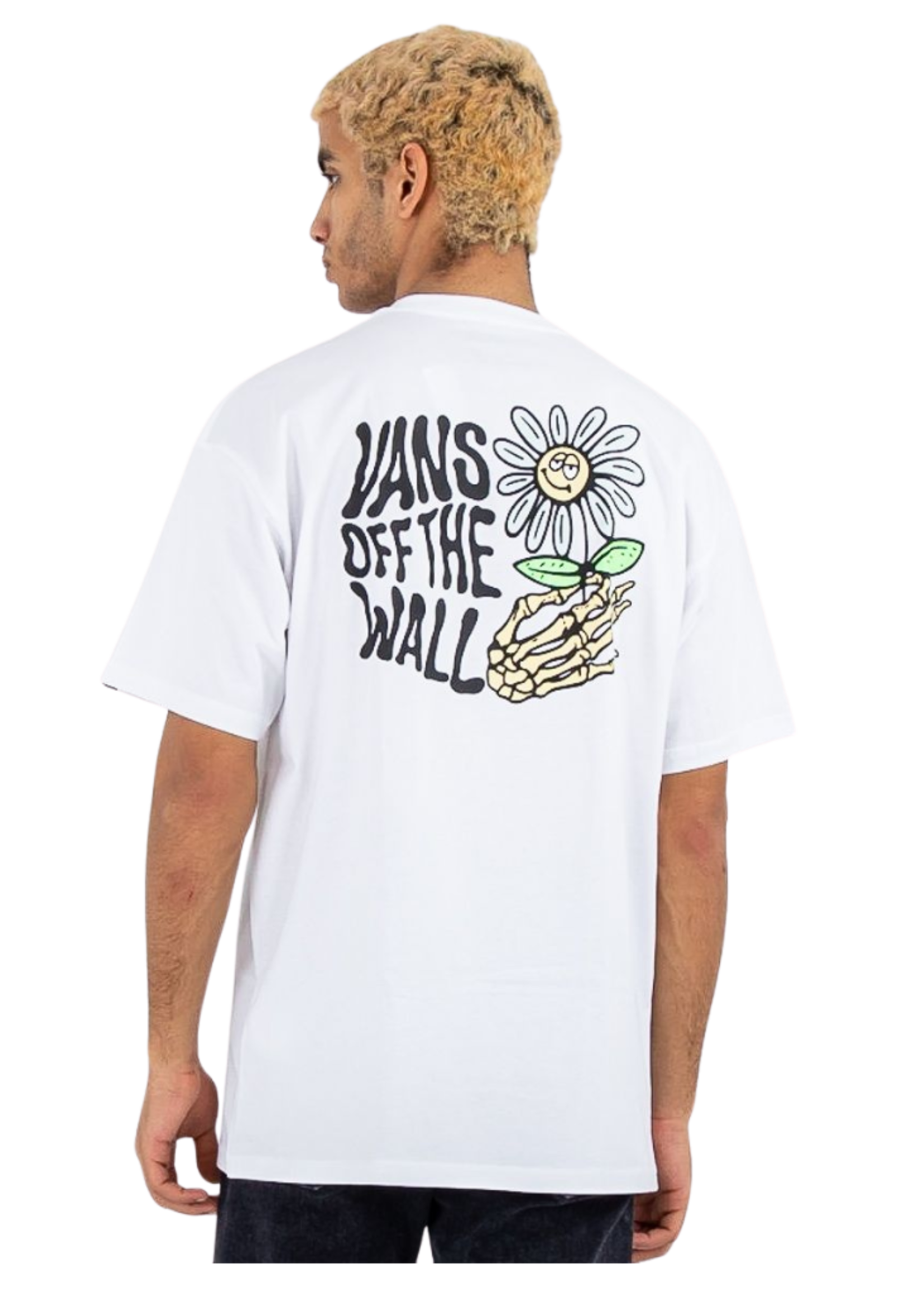 Vans Men's Skull Daze Short Sleeve T-shirt | White