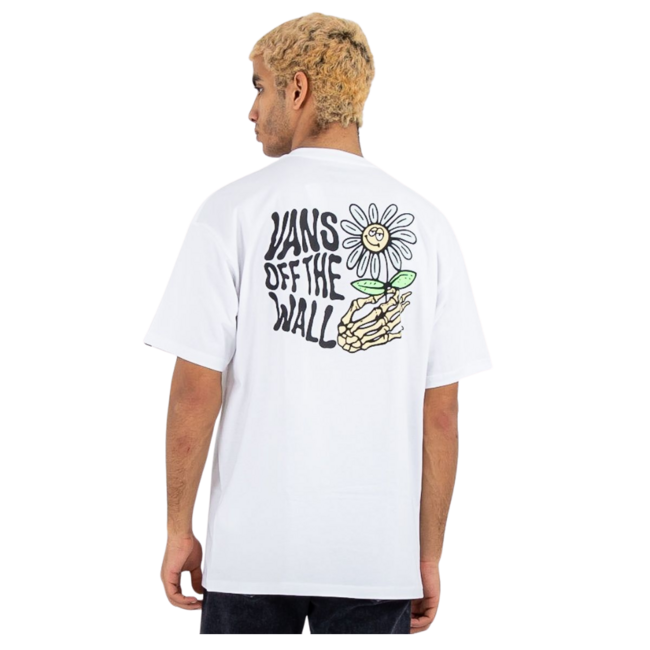 Vans Men's Skull Daze Short Sleeve T-shirt | White