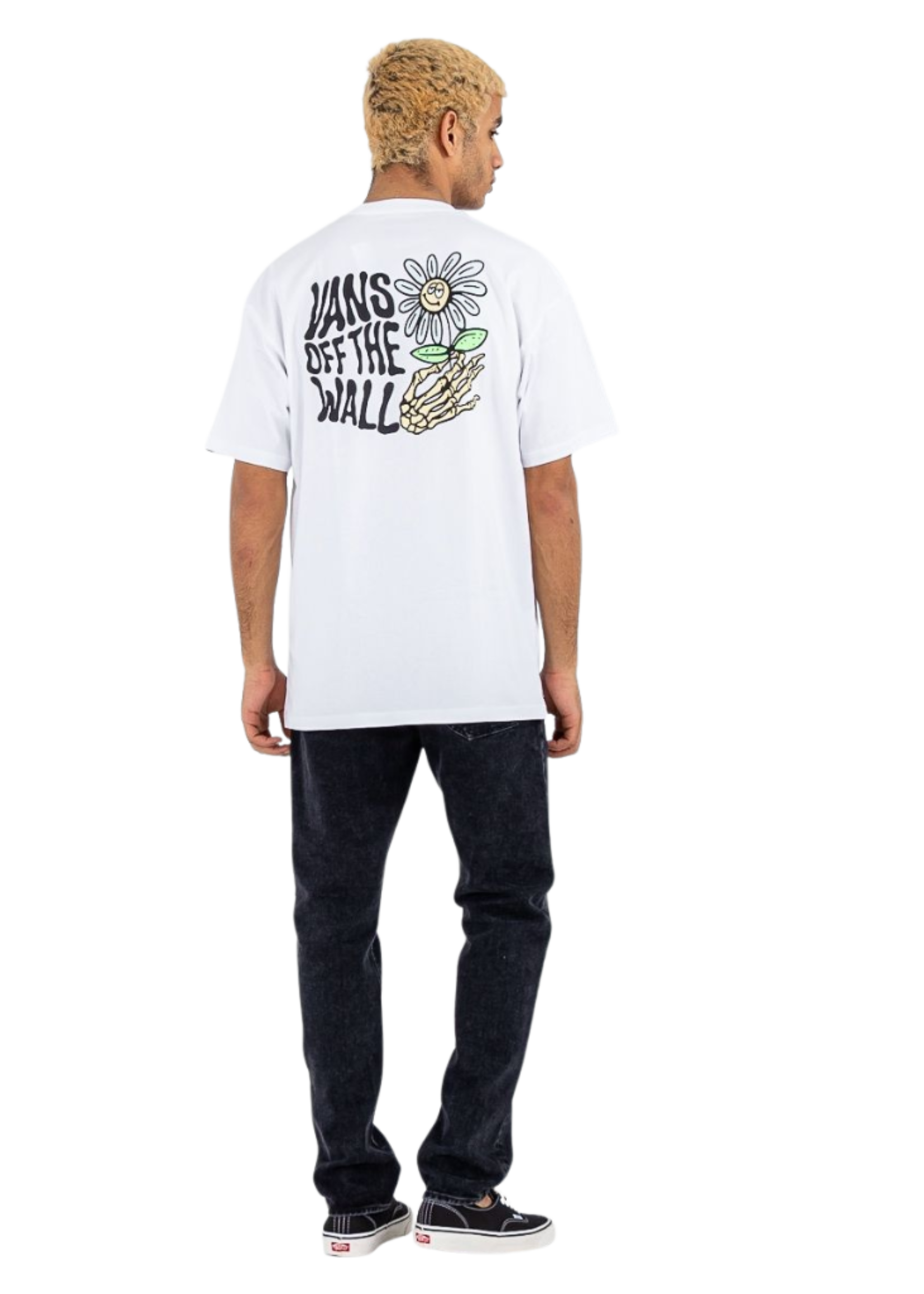 Vans Men's Skull Daze Short Sleeve T-shirt | White