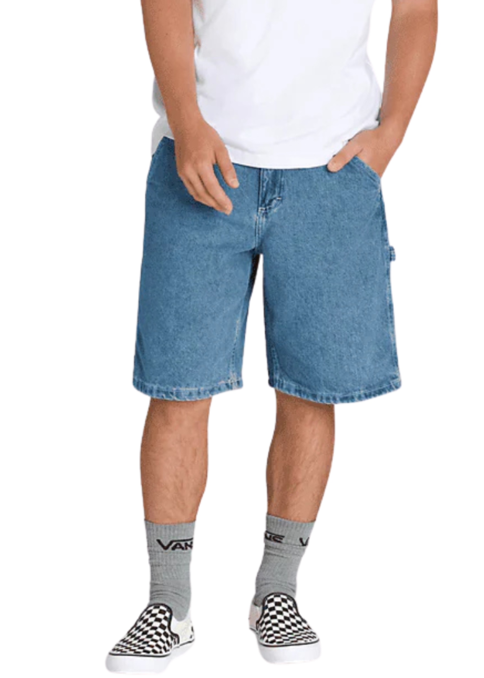 Vans Men's Drill Chore Loose Denim Workwear Short | Stone Wash