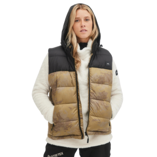 O'Neill O'riginals Puffer Bodywarmer Vest | Brown Camo