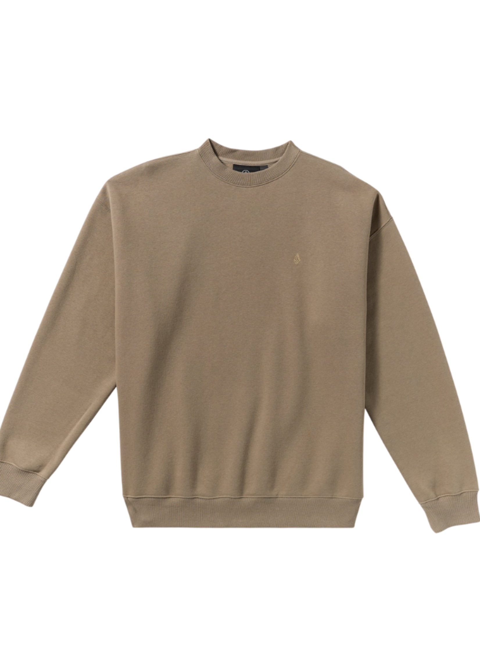 Volcom Men's Single Stone PW Crew | Brindle
