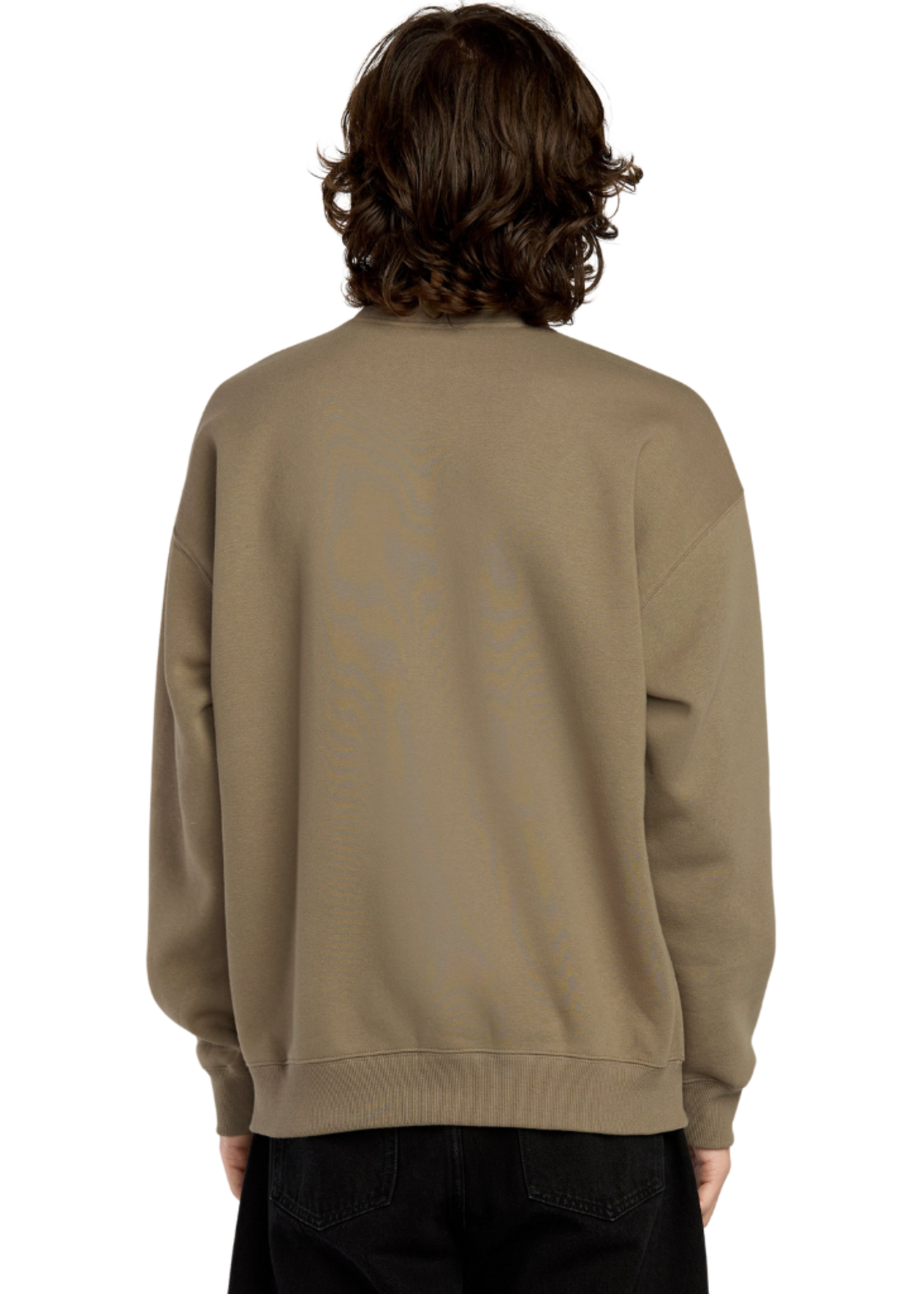 Volcom Men's Single Stone PW Crew | Brindle