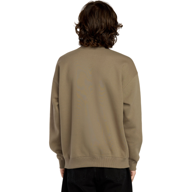 Volcom Men's Single Stone PW Crew | Brindle