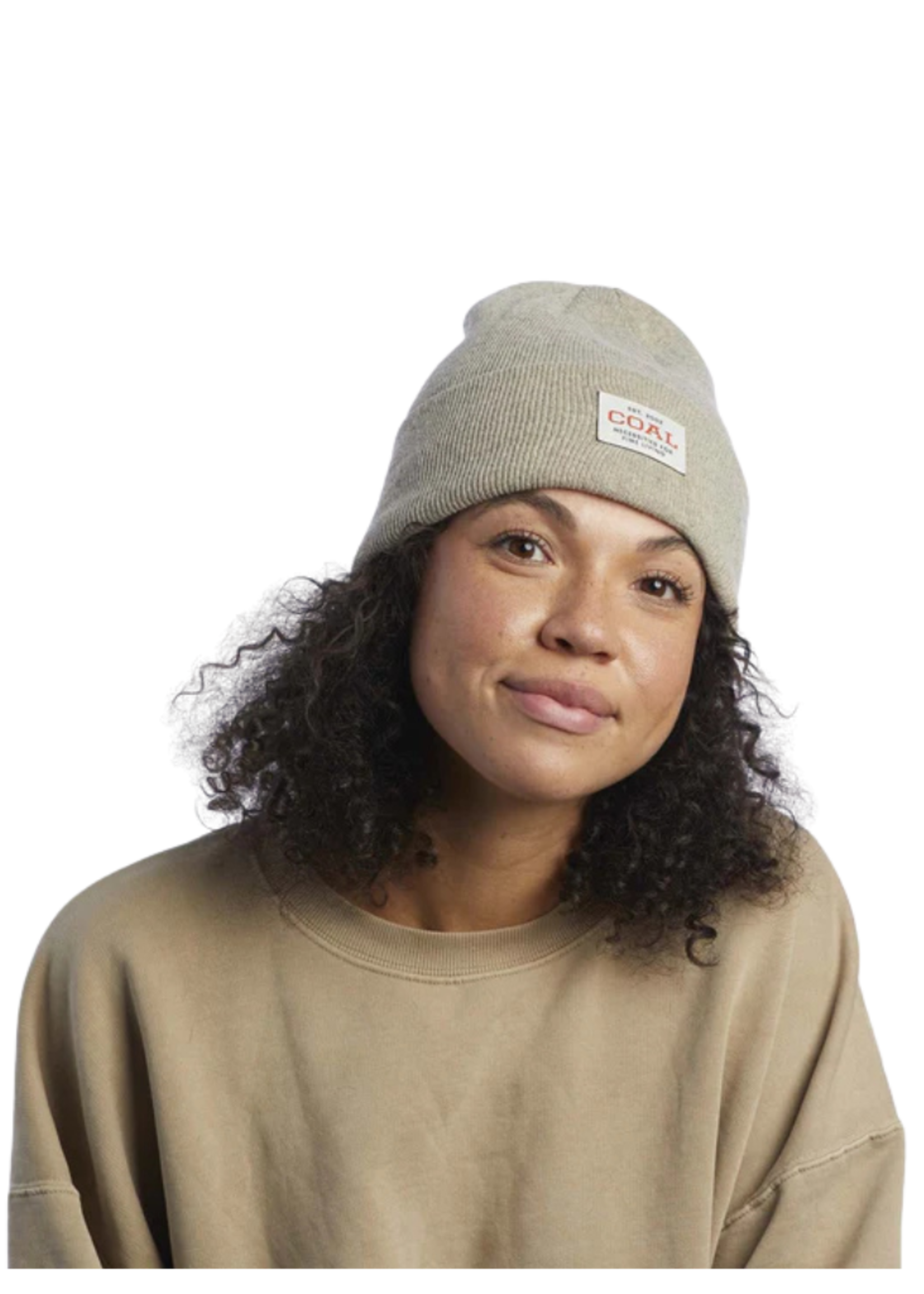 Coal Recycled Uniform Beanie | Natural