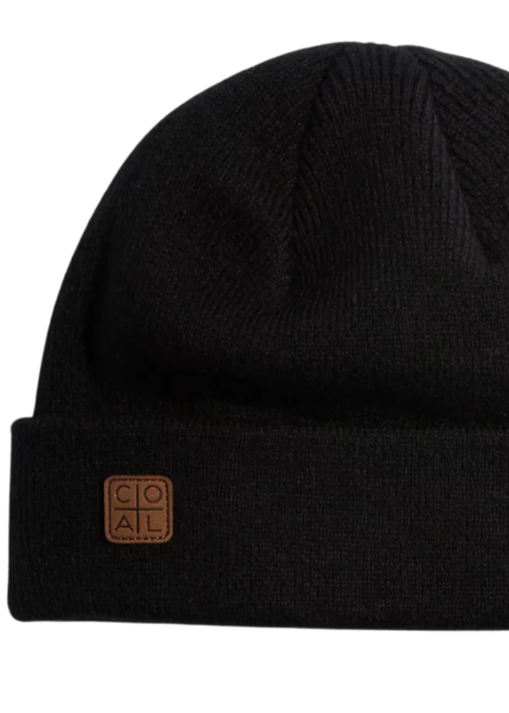 Coal The Harbor Rib Knit Fisherman Beanie | Black