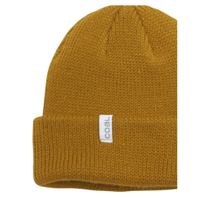 Coal Frena Thick Knit Cuff Beanie | Mustard