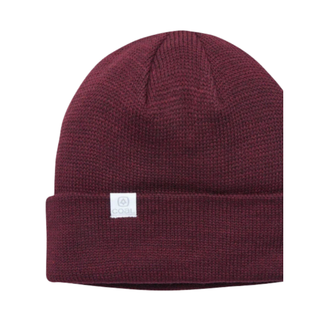 Coal FLT Recycled Polylana Knit Beanie | Burgundy