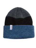 Coal Frena Thick Knit Cuff Beanie | Heather Slate Stripe