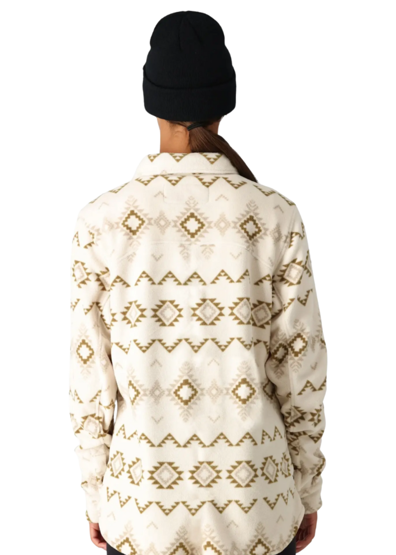 686 Women's Sierra Nevada Fleece Snap Up | Limestone Plaid
