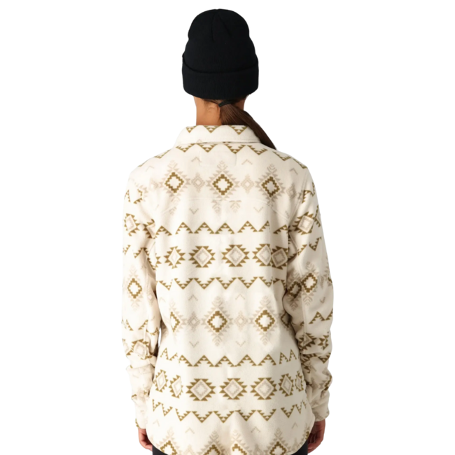 686 Women's Sierra Nevada Fleece Snap Up | Limestone Plaid