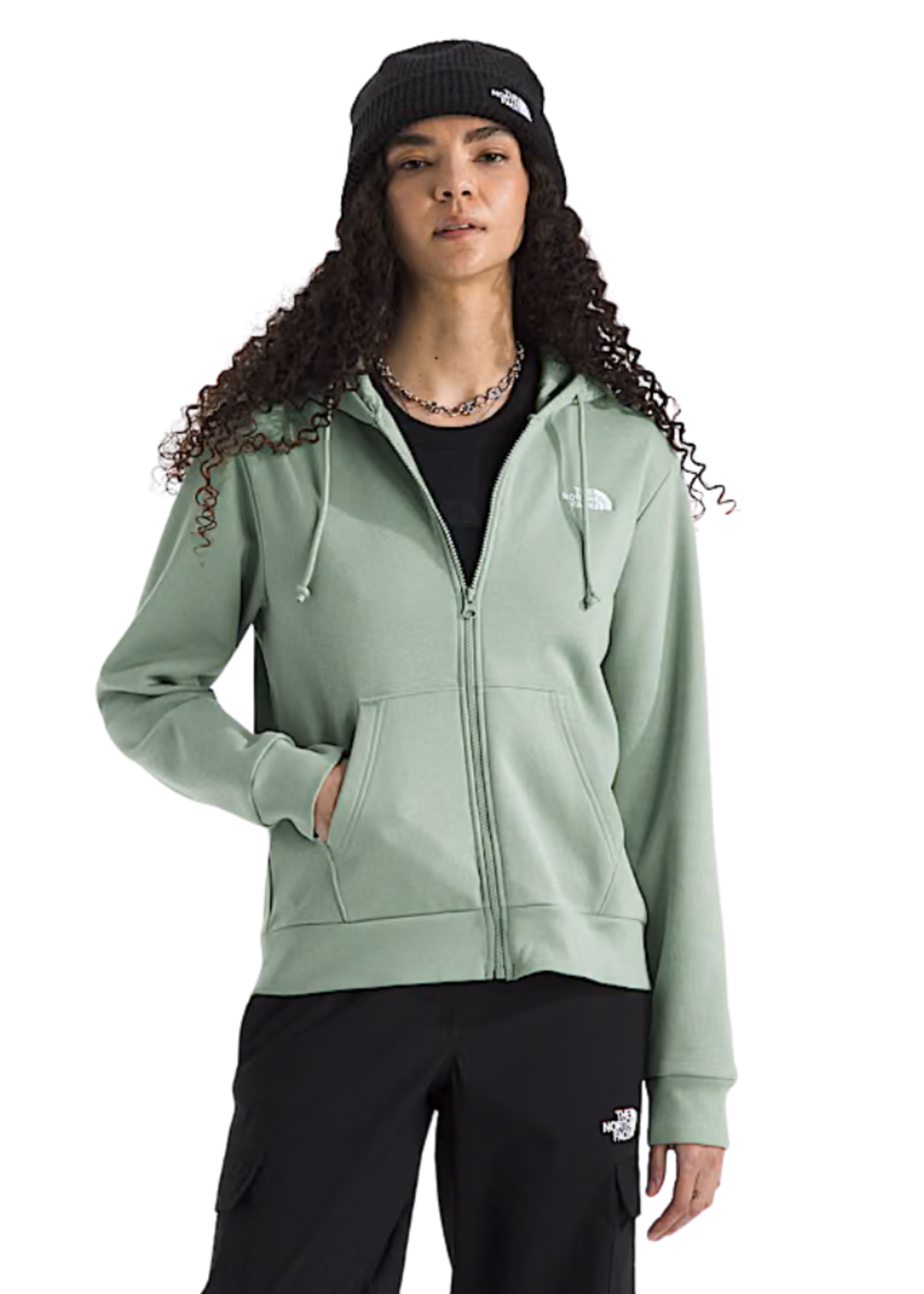 The North Face Women's Evolution Simple Dome Full Zip Hoodie | Slate Moss