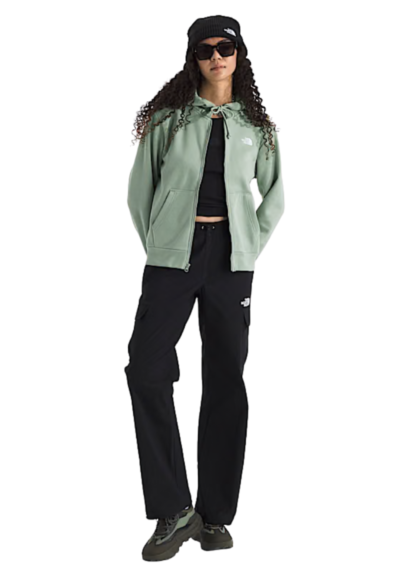 The North Face Women's Evolution Simple Dome Full Zip Hoodie | Slate Moss