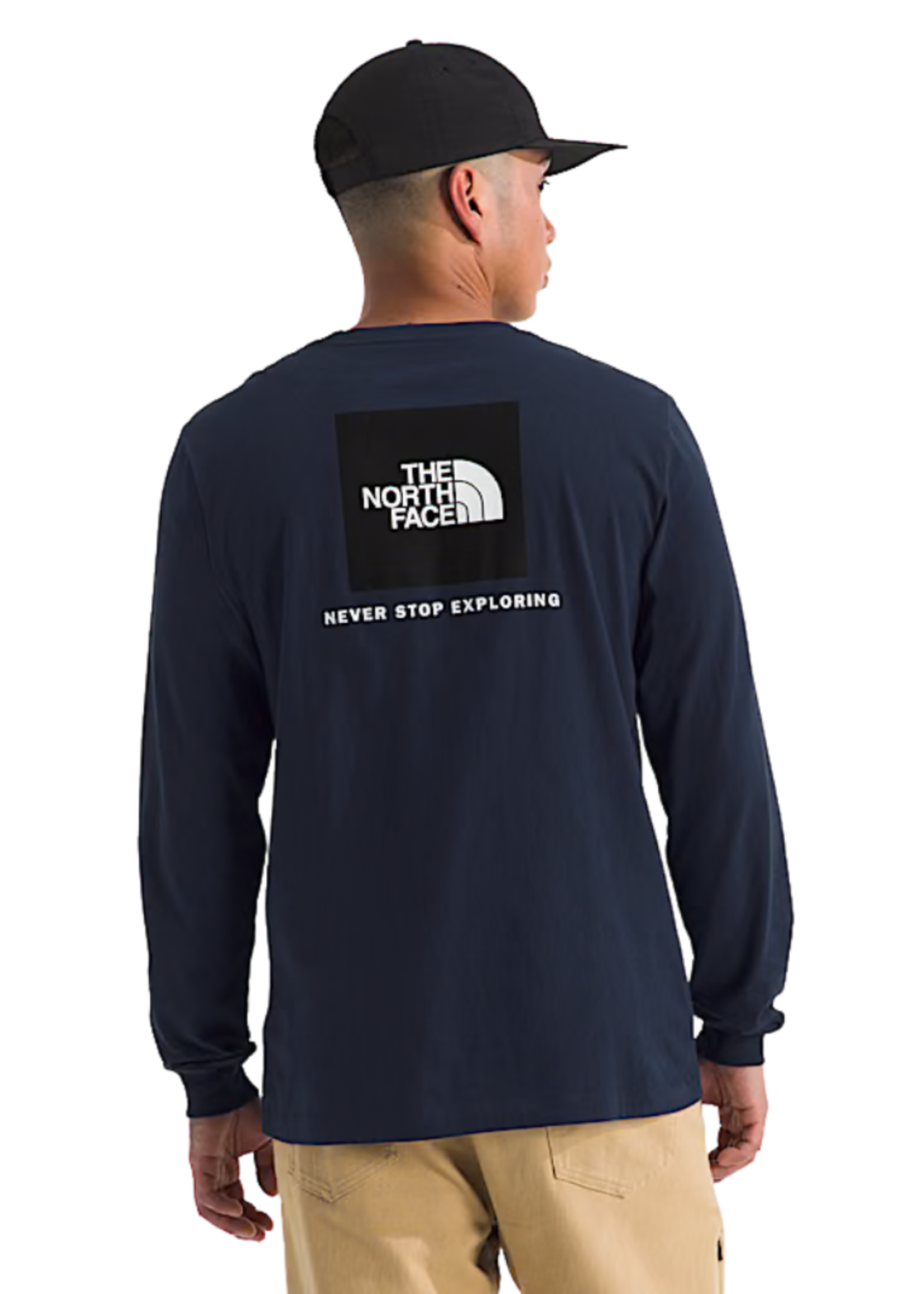 The North Face Men's Evolution Box NSE Long Sleeve | Summit Navy