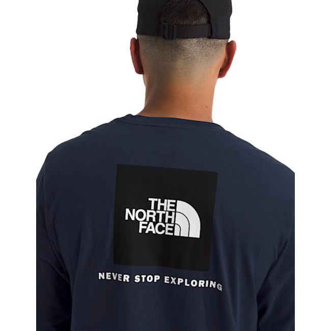 The North Face Men's Evolution Box NSE Long Sleeve | Summit Navy