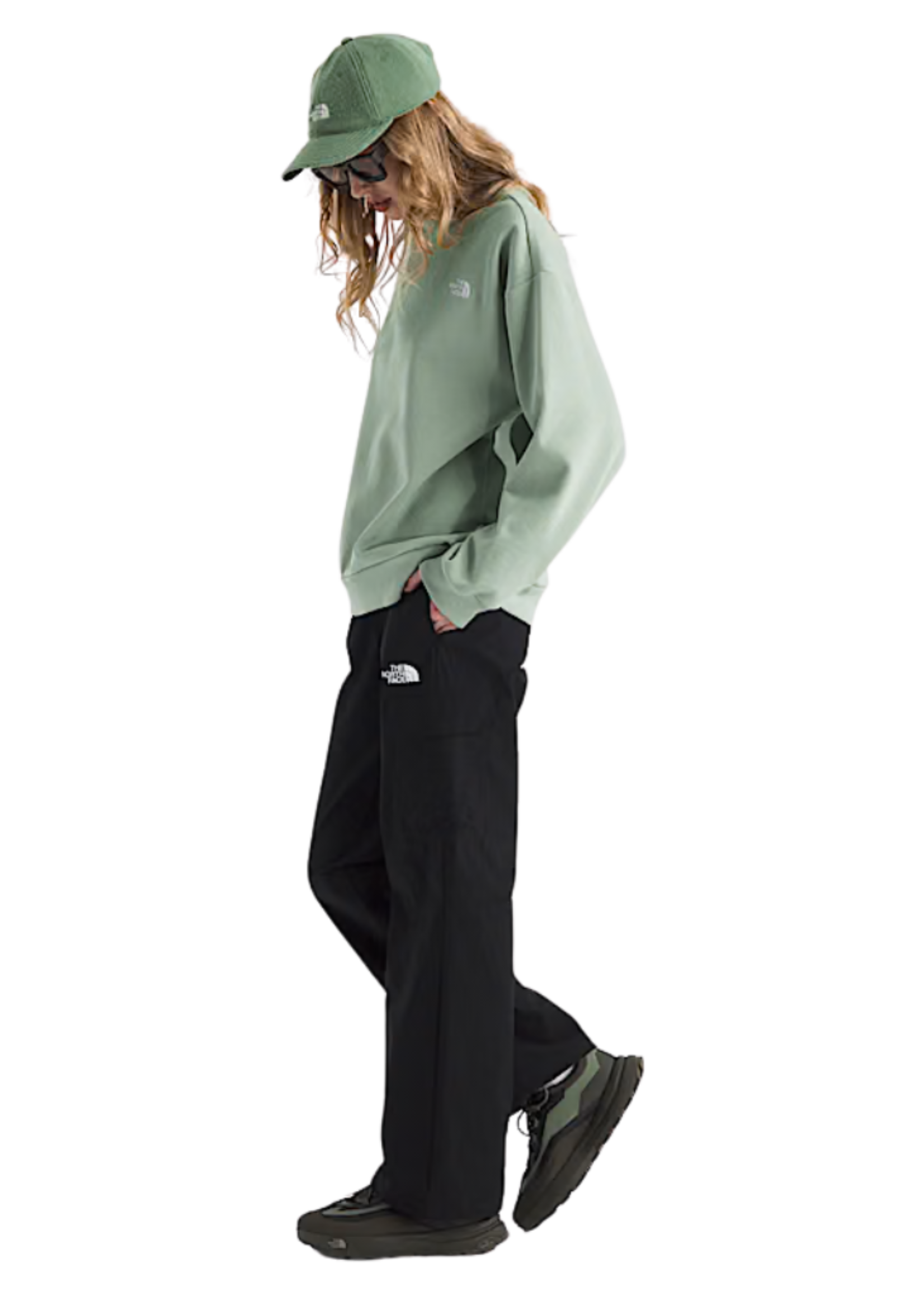 The North Face Women's Evolution Simple Dome Crew | Slate Moss