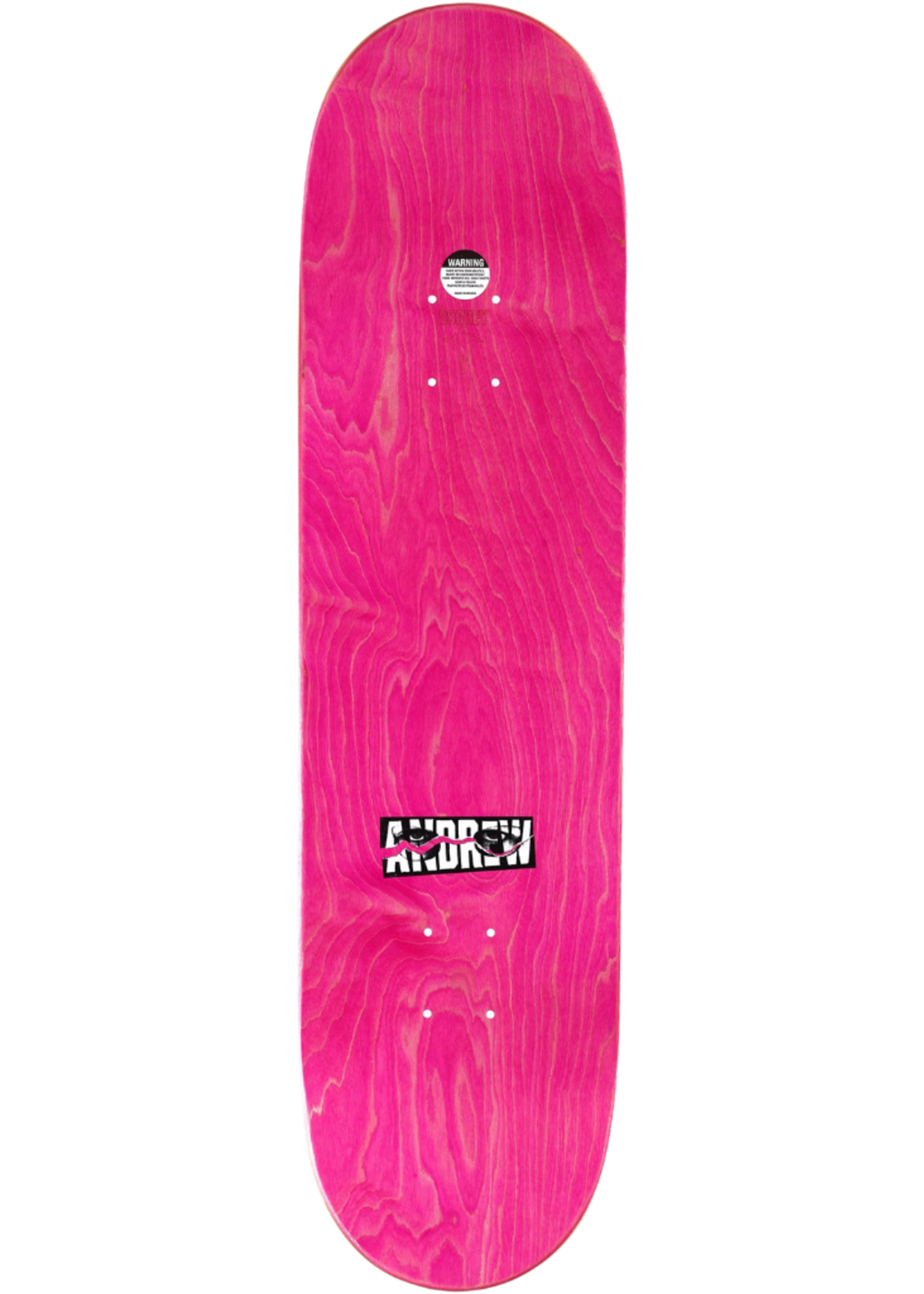 Hockey Shotgun Andrew Allen Shape Skate Deck 8.25"