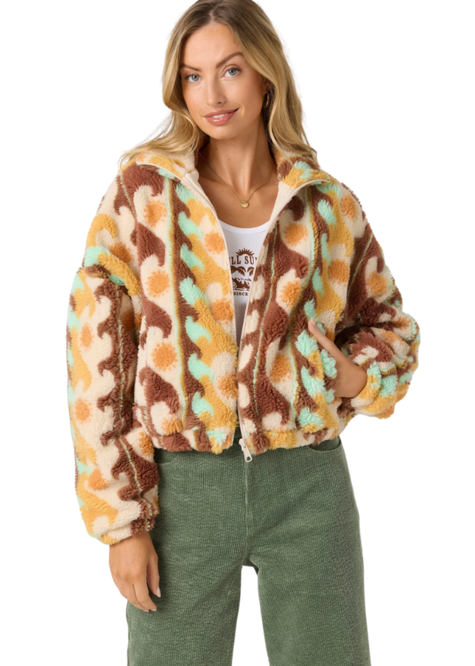 O'Neill Women's Cordin Jacquard Jacket | Warm Ochre