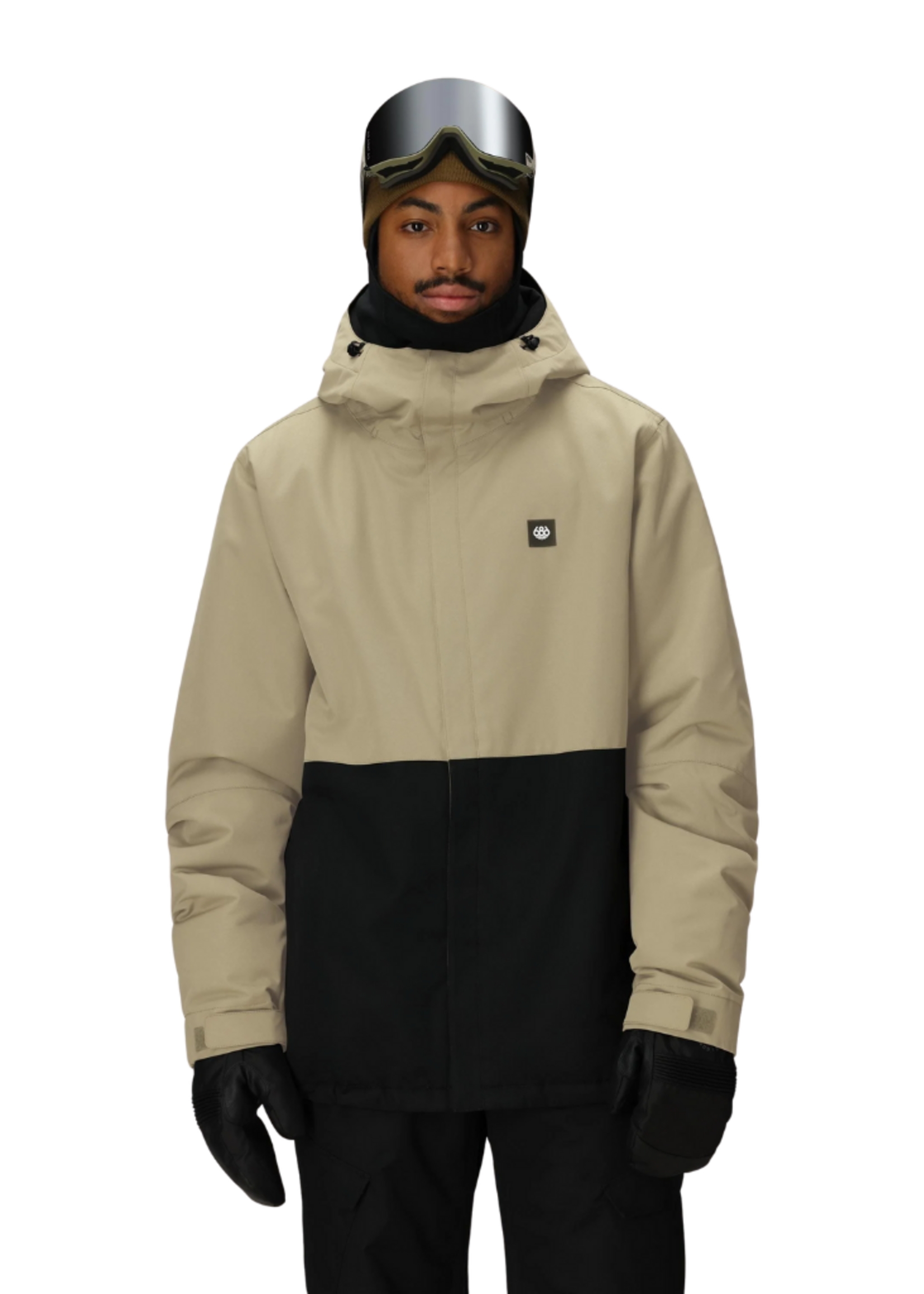 686 Men's Foundation Insulated Jacket | Sage Colorblock