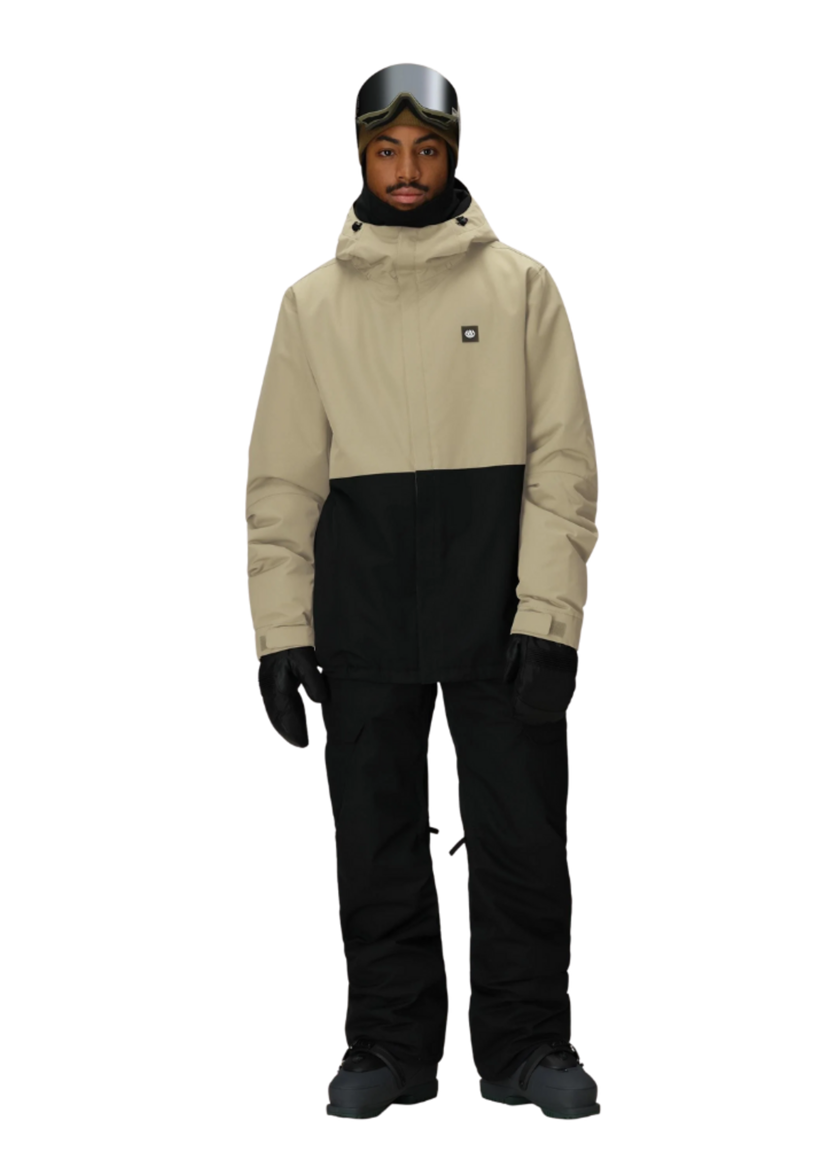 686 Men's Foundation Insulated Jacket | Sage Colorblock