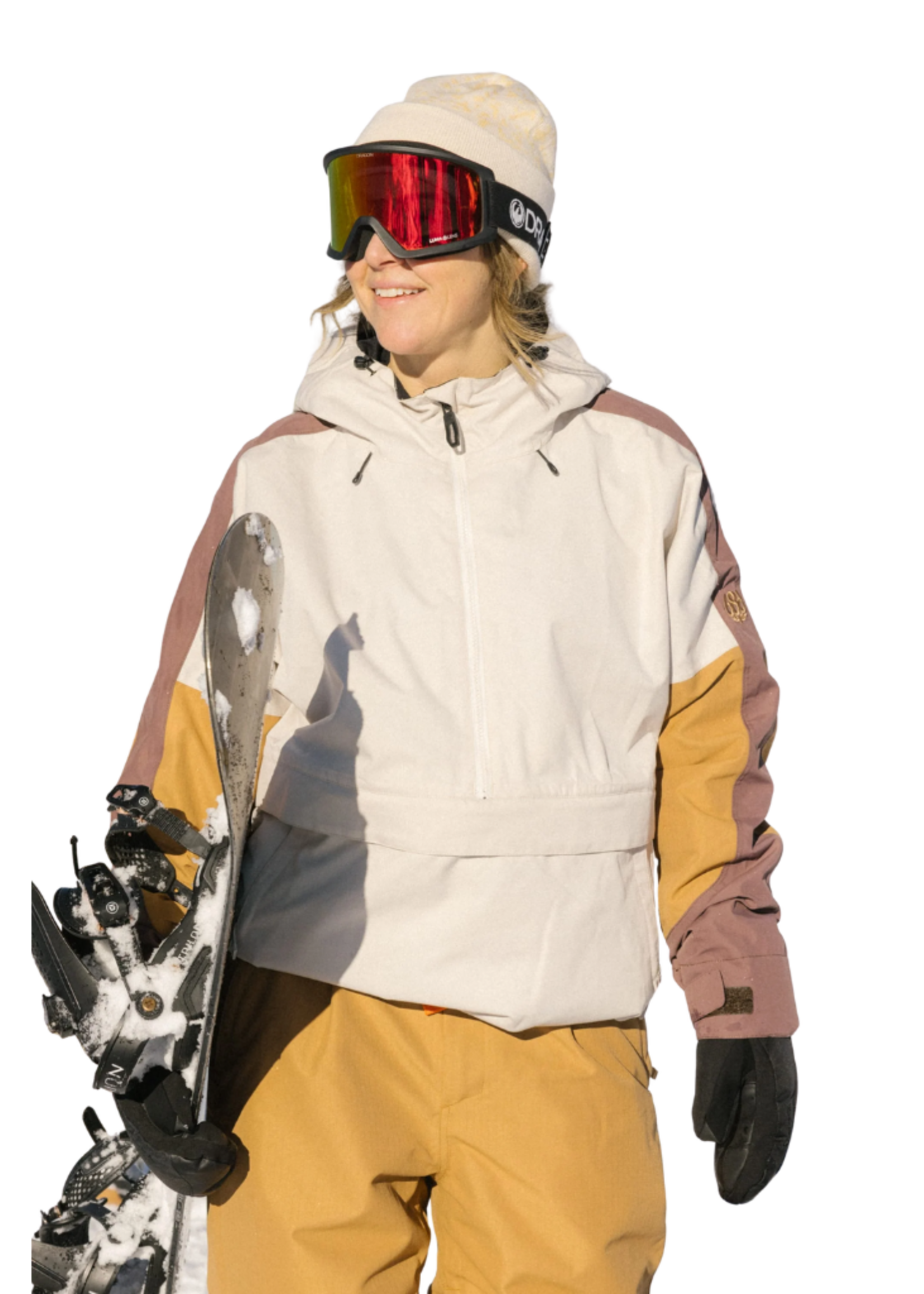 686 Women's Outline Shell Anorak |Limestone Colorblock