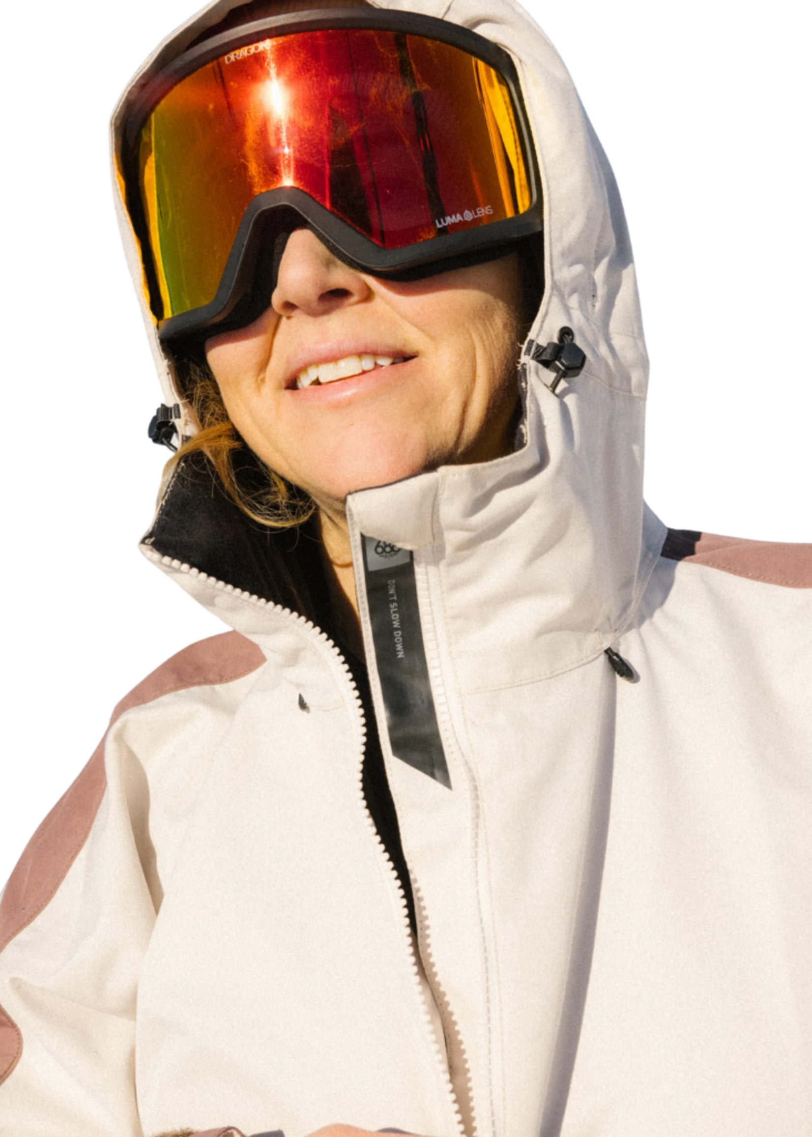 686 Women's Outline Shell Anorak |Limestone Colorblock