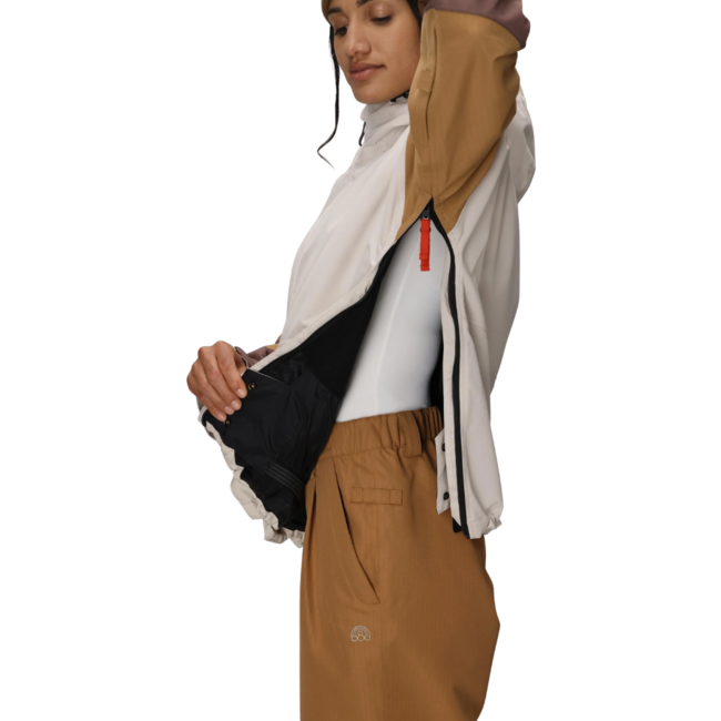 686 Women's Outline Shell Anorak | Limestone Colorblock