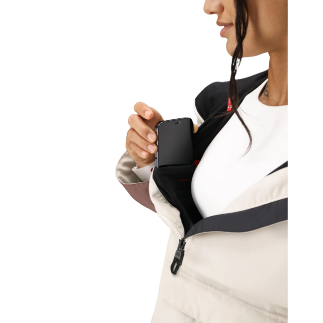 686 Women's Outline Shell Anorak | Limestone Colorblock