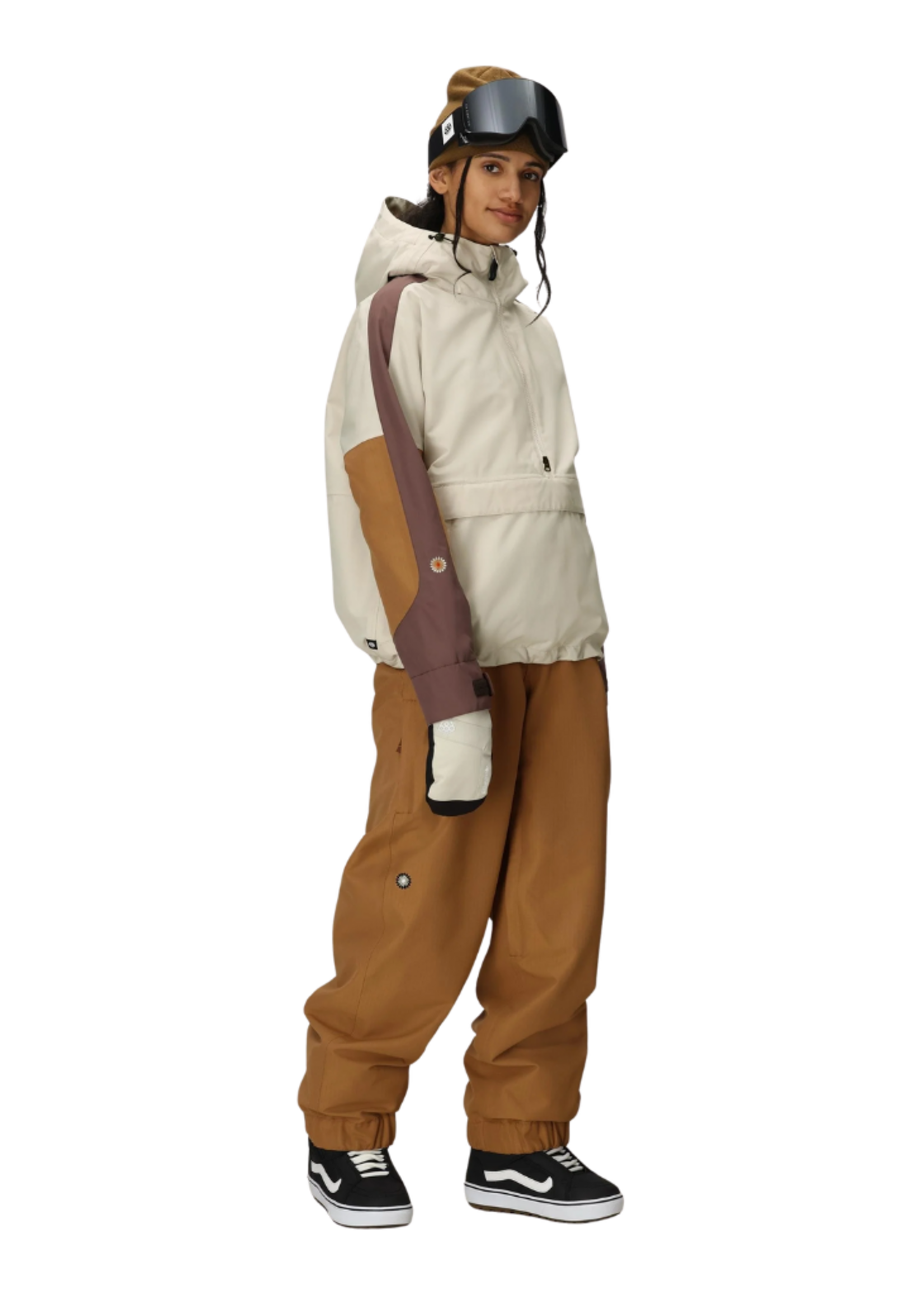 686 Women's Outline Shell Anorak |Limestone Colorblock